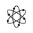 sixplanets logo showing six electrons orbiting like a carbon atom without a nucleus, symbolizing motion, energy, and minimalist cosmic design.